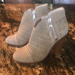 Rag and bone perforated suede bootie